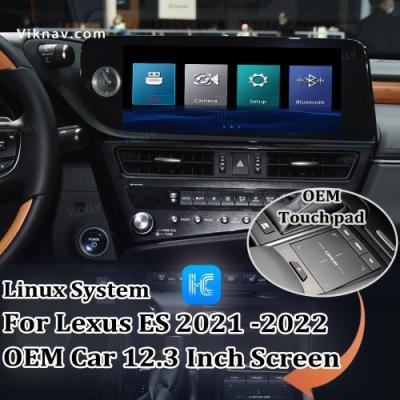 China Viknav Fit For Original Car 12.3 Inch Screen Linux System For Lexus ES 2021 2022 Wireless Apple CarPlay Android Auto for sale