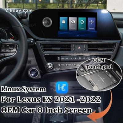 China Viknav Fit For Original Car 8 Inch Screen Linux System For Lexus ES 2021 2022 Wireless Apple CarPlay Android Auto for sale