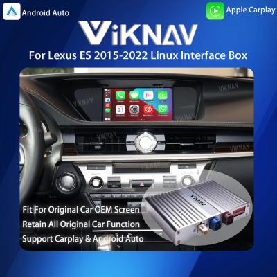 China Viknav Linux System For Lexus ES 2015-2022 Wireless Apple CarPlay Android Auto Only Support Original Car OEM Screen for sale