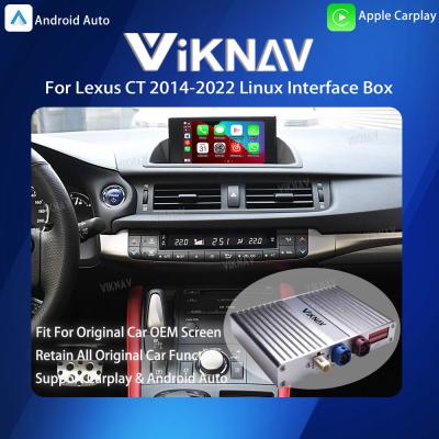 China Viknav Linux System For Lexus CT 2014-2022 Wireless Apple CarPlay Android Auto Only Support Original Car OEM Screen for sale