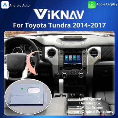 China Viknav Linux System para Toyota Tundra 2014-2017 Decoder Box inalámbrico Apple CarPlay Android Auto en venta