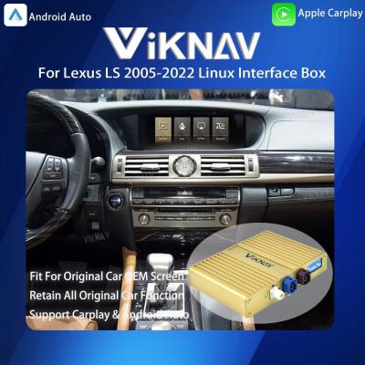 China Viknav Linux System For Lexus LS 2005-2022 Wireless Apple CarPlay Android Auto Only Support Original Car OEM Screen for sale