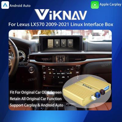 China Viknav Linux System For Lexus LX570 2009 -2021 Wireless Apple CarPlay Android Auto Only Support Original Car OEM Screen for sale