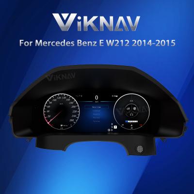 China VIKNAV Digitaal Instrumentenpaneel Car Cluster Mercedes Benz E-Klasse W212 2014-2015 Te koop