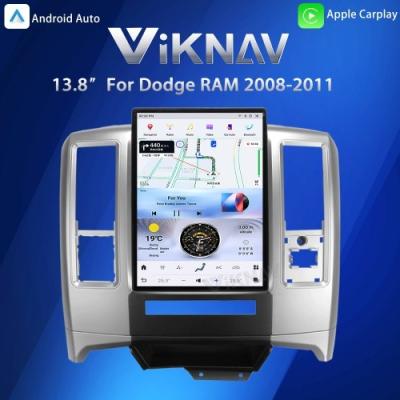 China VIKNAV Radio de coches de 13,8 pulgadas Radio de coches para Dodge RAM 2008-2011 Carplay inalámbrico en venta