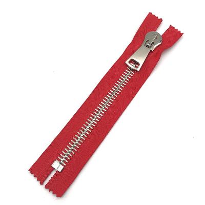 China Metal zipper is very good quality custom metal zipper finished zipper metal zipper closed end and open end two ways for sale