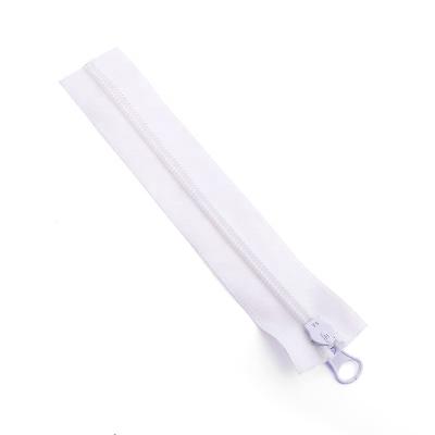 China No. Length Solid Color PU Zipper Waterproof Tape Bite Random Cut Invisible Plastic Zipper No. 3 raincoats for sale