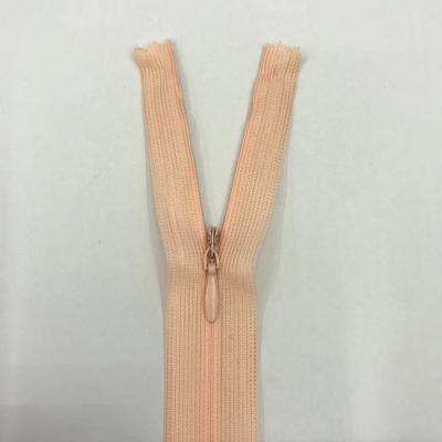 China Good Quality 3# Wholesale Invisible Nylon Zipper Close End Zipper For Dress for sale