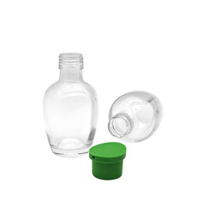 China Food Hot Chili Sauce Glass Bottle 150ml Bulk Glass Bottle With Plastic Lid for sale