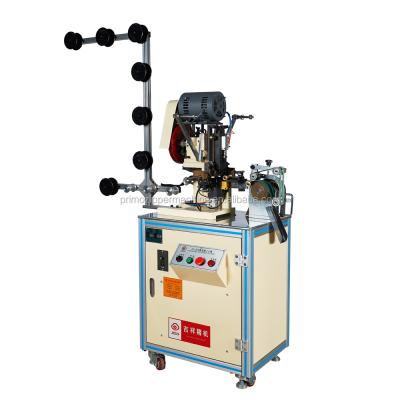 China Automatic Nylon Zipper Nylon Thread Top Aluminum Stopper Machine for sale