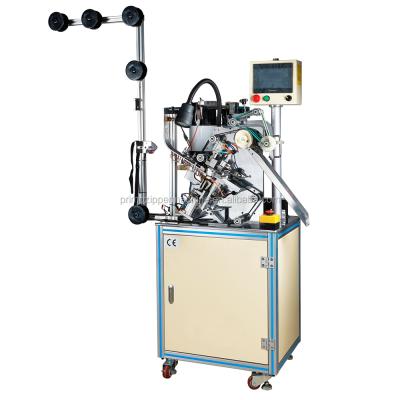 China Garment Shops Plastic Nylon Metal Zipper Slider Rig Machine for sale