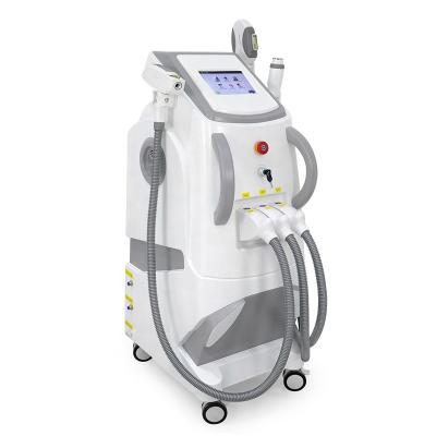 China Pigment removal 3 in 1 multifunctional ND/E/rf yag laser tattoo removal light IPL hair removal face lifting for sale