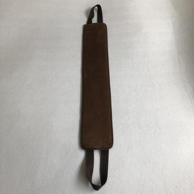 China Long Selftan Strap Handle Brown Color Application Printed Logo for sale