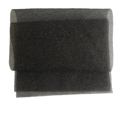 China EXFOLIATE 2021 Black Nylon Exfoliating Wash Cloth Beauty Polish Skin Cloth for sale