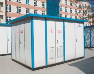 Chine le transformateur de puissance monophasé 7.2KV, 300KVA a combiné la sous-station de transformateur à vendre