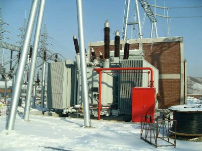 China 132kV 12.5MVA Single Phase Power Transformer Oil Immersed , Core Type for sale