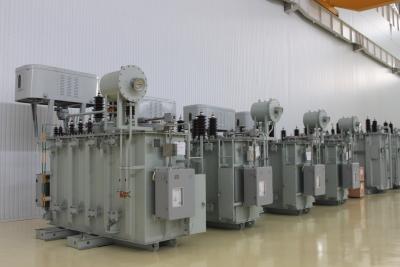 China High-Power 3 Phase 2 Winding Rectifier Transformer 1250KVA , Oil Immersed for sale