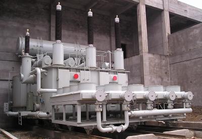 China Shell Type 3 Phase Power Transformer 220kV 177MVA , ONAN ONAF OFAF for sale