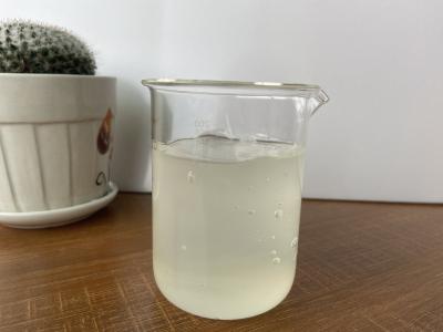 China Chemical Fibres Silicone Block Copolymer Pale Yellow Transparent Viscous Liquid for sale