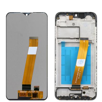 China Mobile Phone Tested LCDs For A01 Screen Digitiziter A01 Touch Screen For Samsung Galaxy A01 LCD Display 5.7 Inch for sale