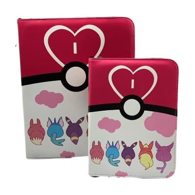 China MonTrading Deluxe Push Card Binder 9pocket Pokemo P.M. TCG 400 4-Pocket 900 Card Sleeves Storage Album for sale