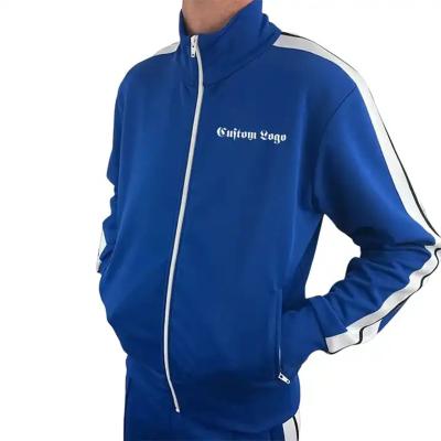 China Reversible Wholesale Custom Casual Men Joggers Tracksuit Polyester Jogging Track Suit Jacket for sale