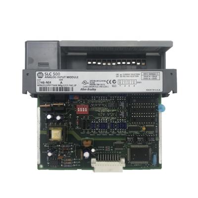 China Ect Industrial Brand New Factory Sealed Allen Bradley SER A SLC 500 1746NI4 1746-NI4 PLC Analog Input Module for sale