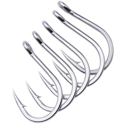 China Durable Ocean Fishing Boats Stainless Steel Hooks 6/0-7/0-8/0-9/0-10/0-11/0-12/0# Saltwater Hooks For Hooks saltwater hook for sale