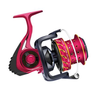 China Metal Cs8000/10000/12000 Fishing Reel High Quality Portable Ultralight CNC Rocker Arm Spinning Wheel Fishing Reel for sale