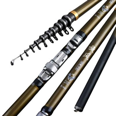 China Durable Fishing Tackle LRRLLK Rod Spinning Power Portable Telescopic High Carbon Fishing Spinning Rod Ultralight Rock Fishing Rod for sale