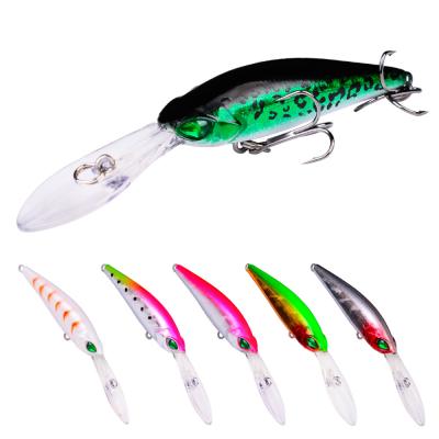 China ABS Plastic Makers 9.5cm Body 6g Minnow PESCA Isca Hard Fishing Bass Baits Artificial Floating Lure for sale