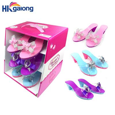 China Make up fashion play set toys dress up shoes for girls shoes to pretend toy for sale