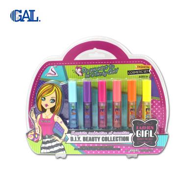 China Make Up Promotion Colorful Girl Lip Gloss Make Up Set Wholesale For Kid for sale