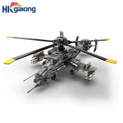 China DIY Practice ZHEGAO 1161PCS Fire Wolf HELICOPTER Building Blocks for sale