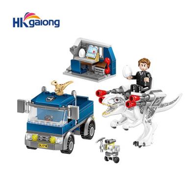 China DIY practice ZHEGAO dinosaurus animal assemble toy building block digimon world building block Jurassic for sale