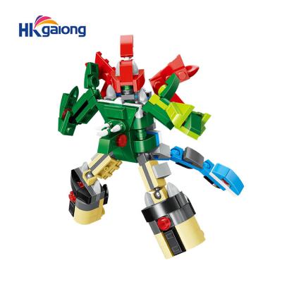 China DIY TOY 10 in 1 plastic dinsaur build block assemble animal puzzle shape building block toy wholesale at SHANTOU for sale