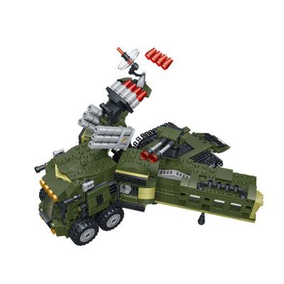 China DIY TOY ZHEGAO Fighter Toy Military Technics Building Block Granular Combat Mobile Vehicle Building Block for sale