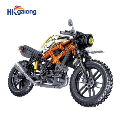 China DIY TOY Best Sale ZHEGAO Smart Toy Stick Building Block Toy Set Motorcycle Building Block Educational Toys for sale