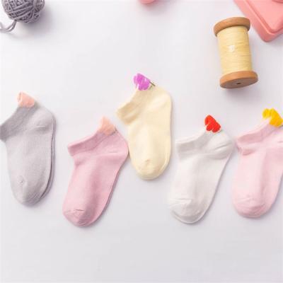 China Breathable cute tube cotton unisex baby socks knitted anti slip grip cartoon kids socks boy girl socks for sale