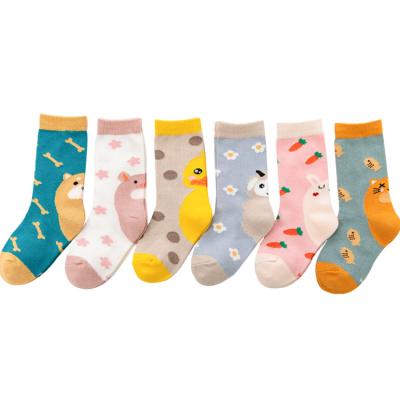 China Factory Wholesale Breathable Kids Socks Warm Crew Kids Socks Cotton for sale