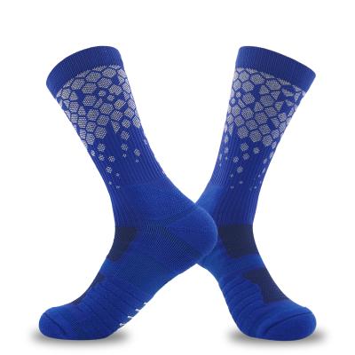 China OEM Breathable Wholesale Men's Running Sports Socks, Cycle Logo Cotton Athletic Custom Basketball Socks for sale