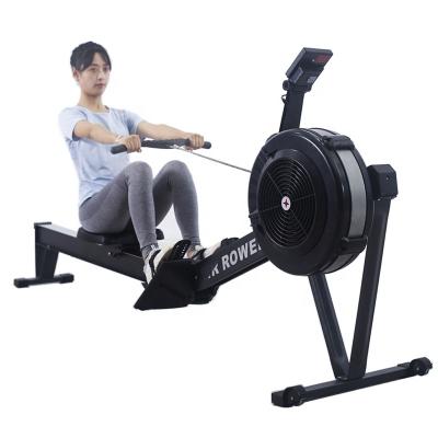 China Universal Portable Black Cardio Air Rower Machine For Home Gym Fitness Equipment for sale