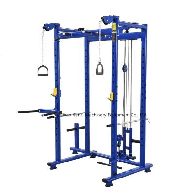 China Home Multifunctional Device Commerical Gym Squatting Pulley Rack And Cable Crossover For Complete Fitness Machines for sale