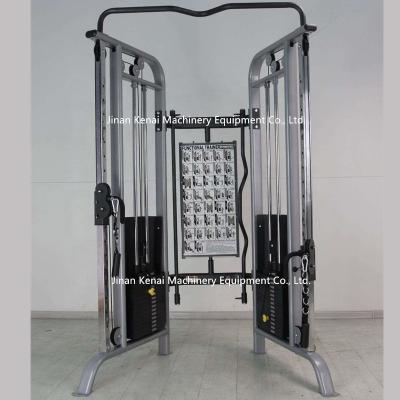 China Home Use Pulley Gym Equipment Full Momentary Stop Adjustable Double Slide For Professional Multi Function Fitness Gym Machine for sale