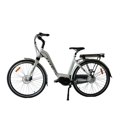 China Aluminum alloy urban road bafang 36v 250w motor electric bike mid drive ebike for sale