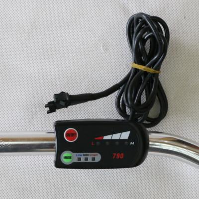 China King-Meter SM Connector Cable 24v 36v 48v Outdoor Electric Bicycle Bike 790 Led Display Keyboard With 6km Function for sale