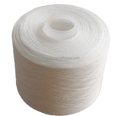 China Anti-bacteria 40/2 50/2 For Sewing Thread Factory Ring Spun Polyester Yarn Raw 100% White for sale