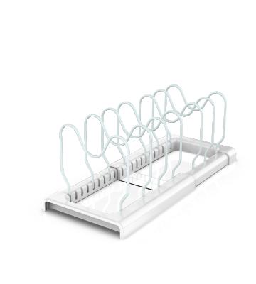 China Stocked ABS Kitchen Jars Lid Rack Drying Drainage Rack Dryer For Kitchen Countertop for sale