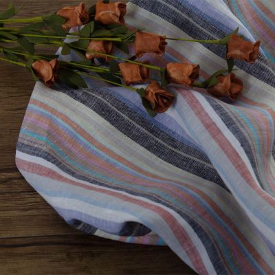 China Organic Custom Printed Color Natural Linen Fabric 100% Cotton Fabric For Dress for sale