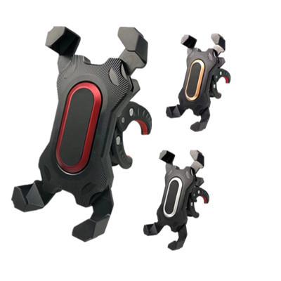 China Universal Adjustable Four-jaw Bike Motorcycle Bicycle Mobile Phone Grip Holder for sale